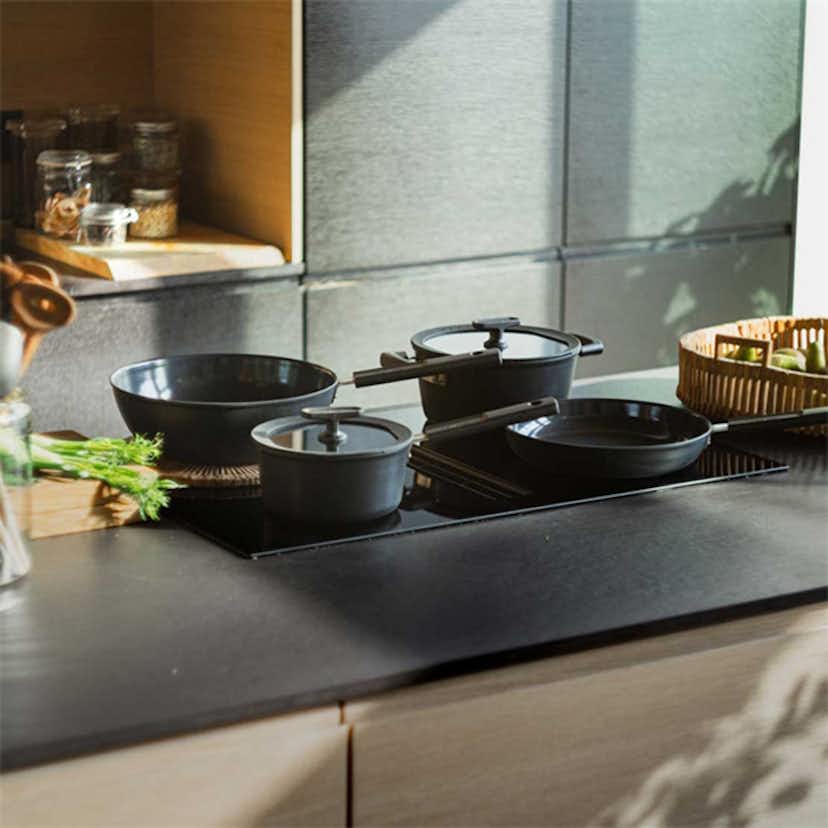 Kastrull Fiskars Hard Face 2,5 L – Hållbar Kastrull med Tjock Botten och Non-stick Beläggning