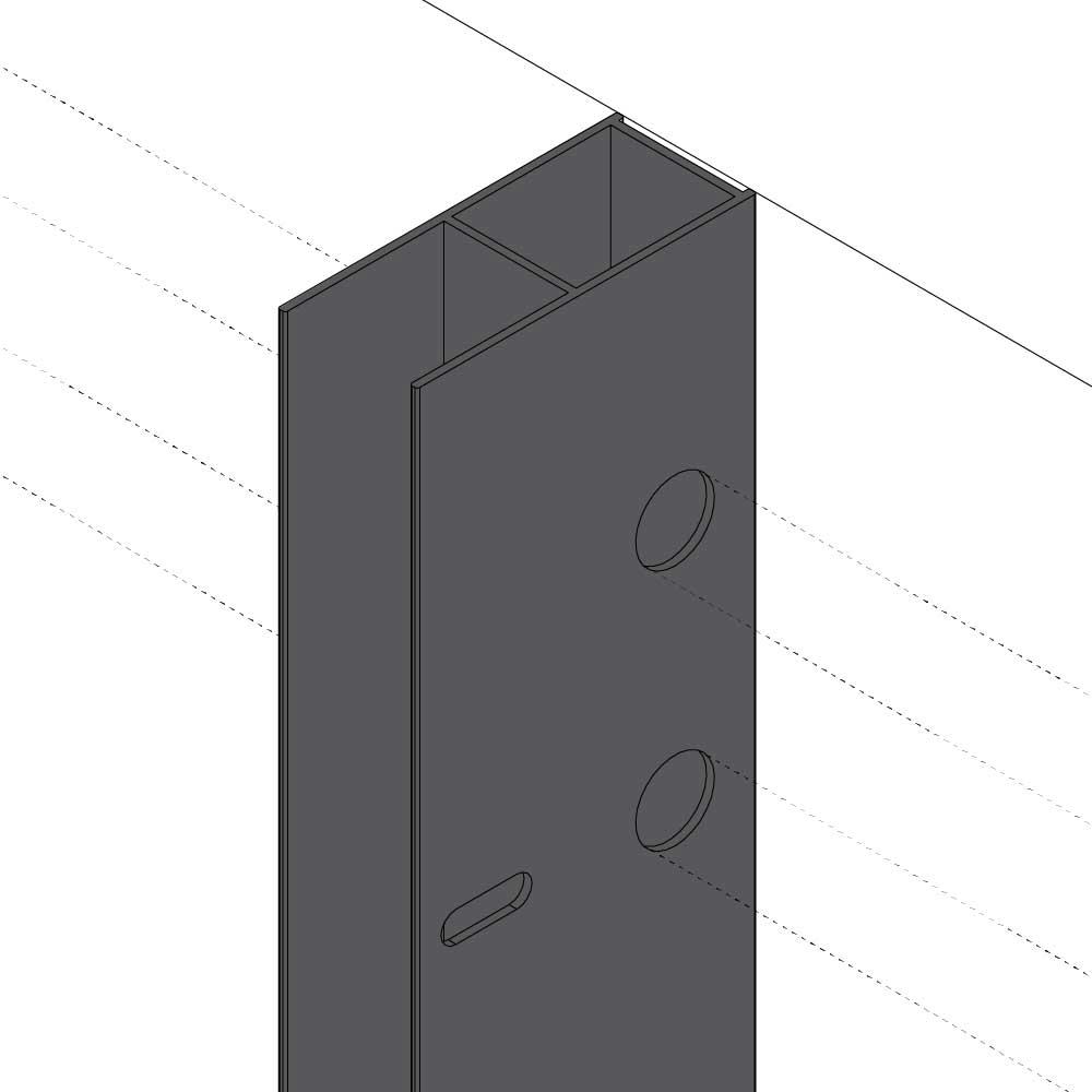 Rördragningsprofil Bathlife Profil Svart