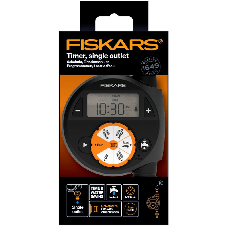 Bevattningstimer Fiskars 1-väg