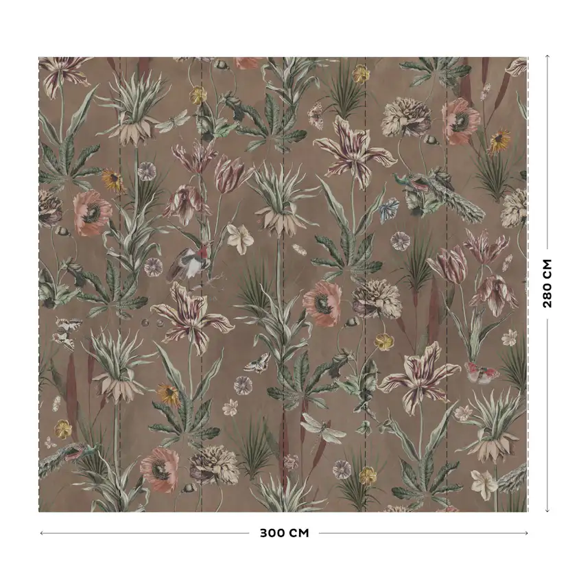 Fototapet Stapelgoed Blommor