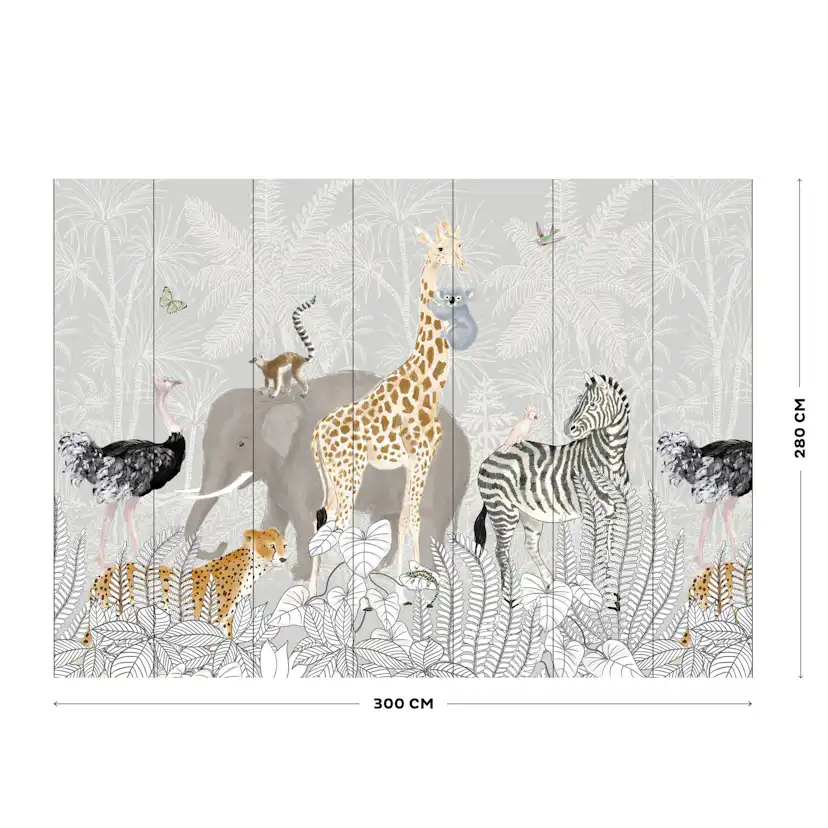 Fototapet Art for the Home Barnens Djungel