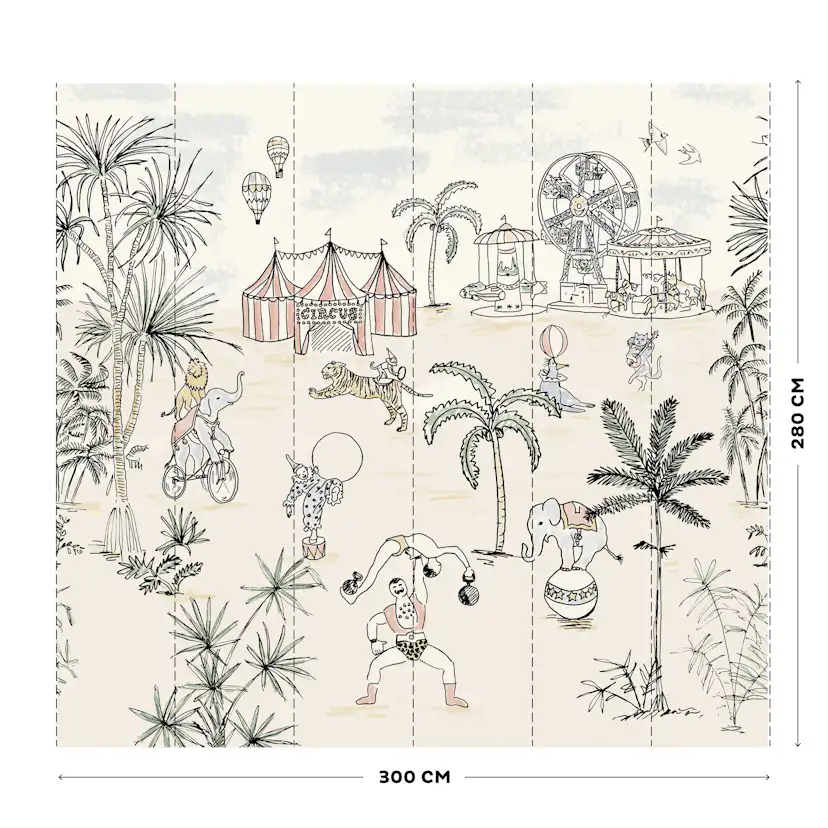 Fototapet Art for the Home Cirkus