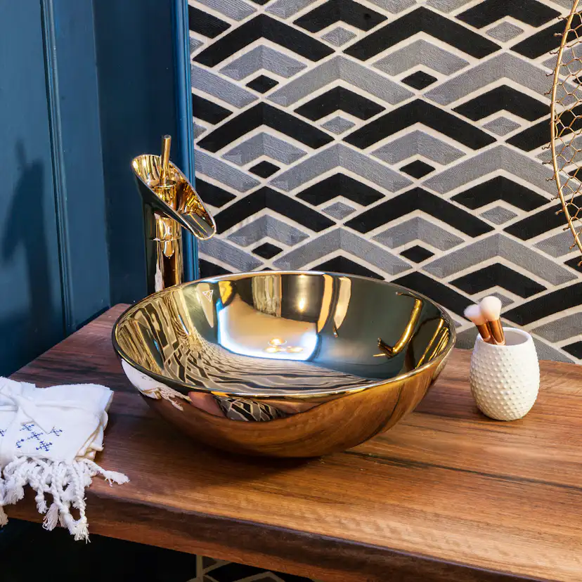 Tvättställ Badlyx Round 104 40 cm