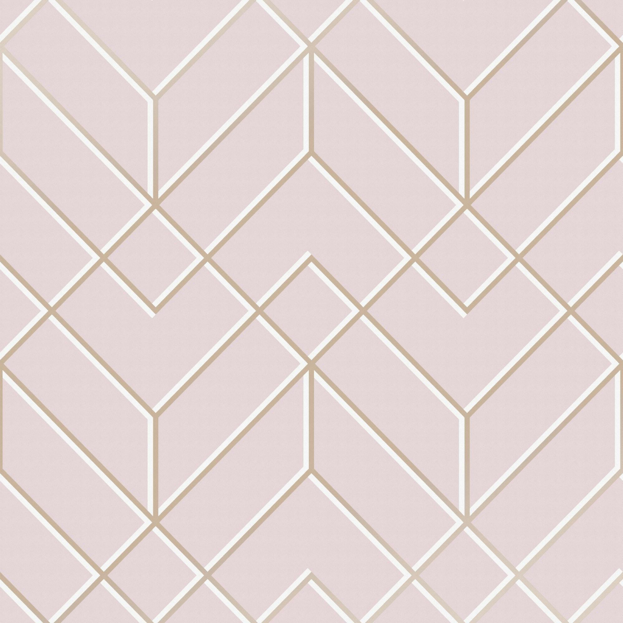 Tapet Superfresco Easy Losanges Filaires Rosa