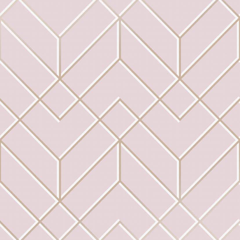 Tapet Superfresco Easy Losanges Filaires Rosa