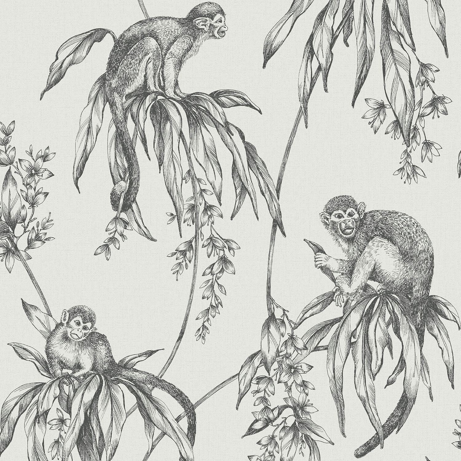 Tapet Superfresco Easy Saimiri Antrazit Apa