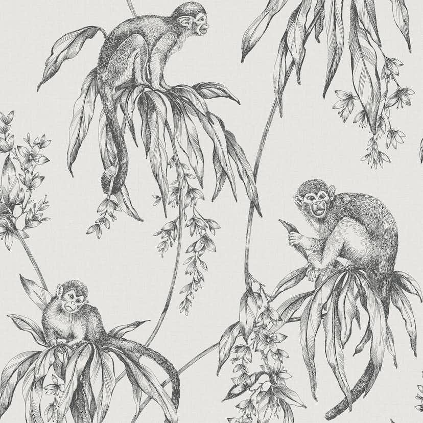 Tapet Superfresco Easy Saimiri Antrazit Apa