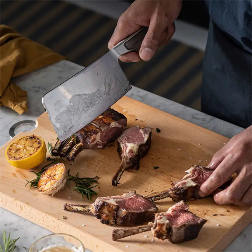 Fiskars Hackkniv All Steel 16 cm – Kött- och Grönsakskniv i Rostfritt Stål