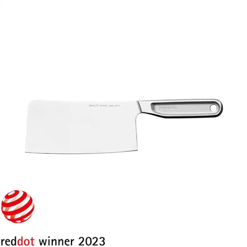 Fiskars Hackkniv All Steel 16 cm – Kött- och Grönsakskniv i Rostfritt Stål