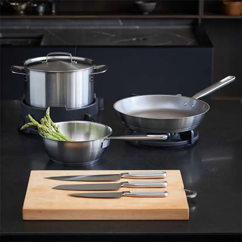 Wokpanna Fiskars All Steel 28 cm Med Non-Stick Beläggning