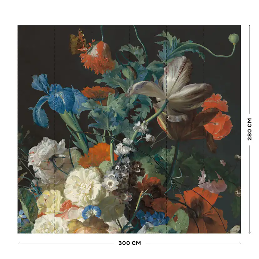 Fototapet Art For The Home Rhonda Blommor 280x300 cm