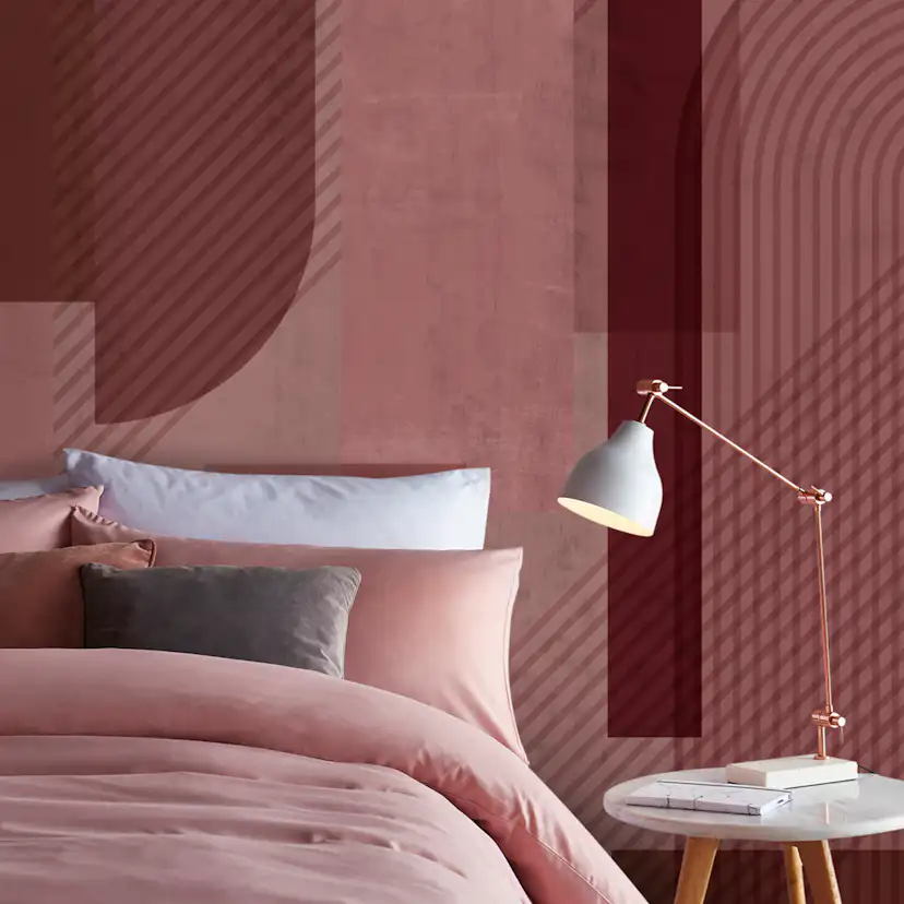 Fototapet Art For The Home Eighties Bordeaux 280x200 cm