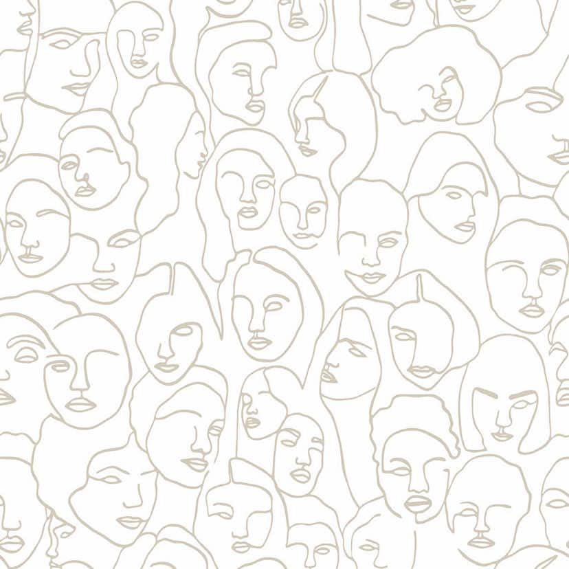 Fototapet Vtwonen Ansikten 107859