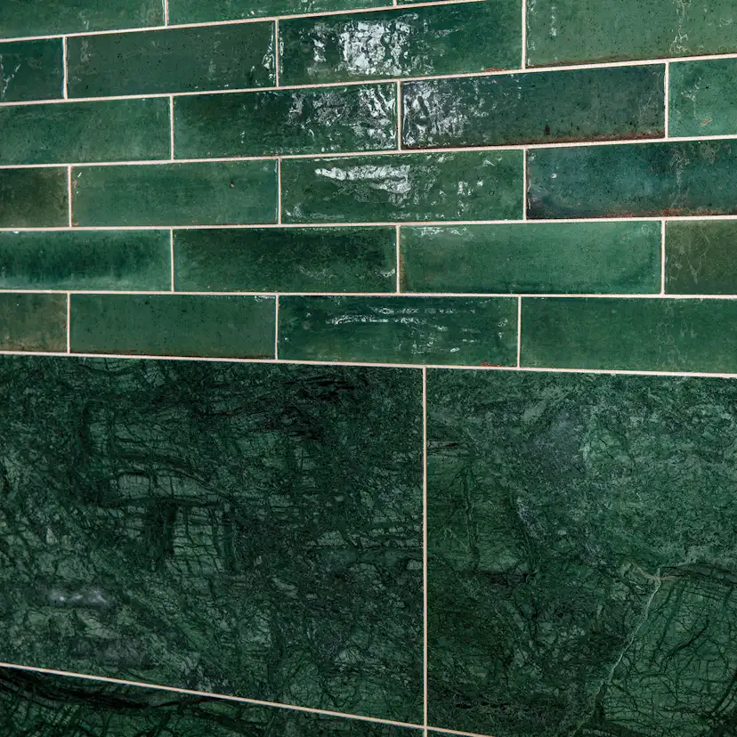 Kakel Marazzi Group Lume Grön 6x24 cm