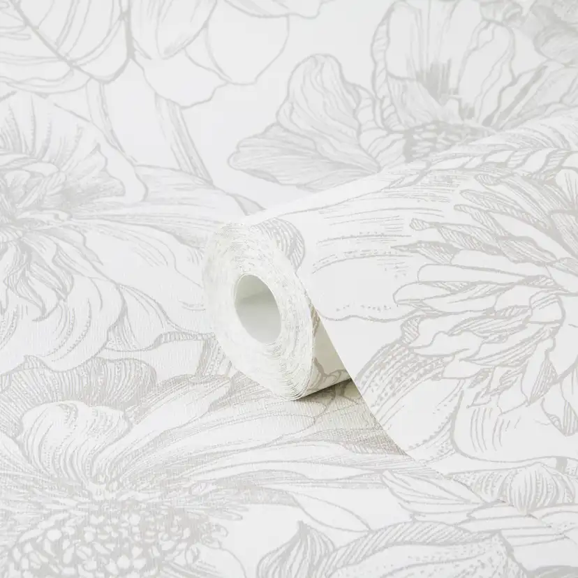 Tapet Art For The Home Dalia Grå 108233