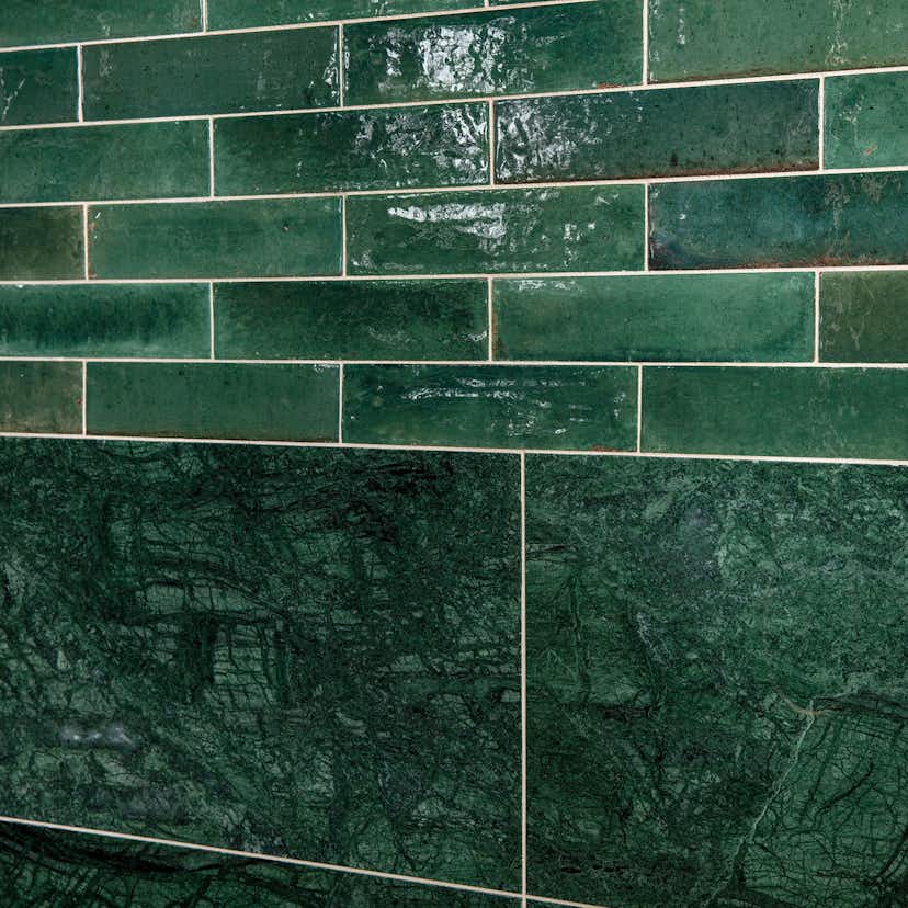 Marmor Arredo Verde Guatemala Grön Polerad 30x60 cm