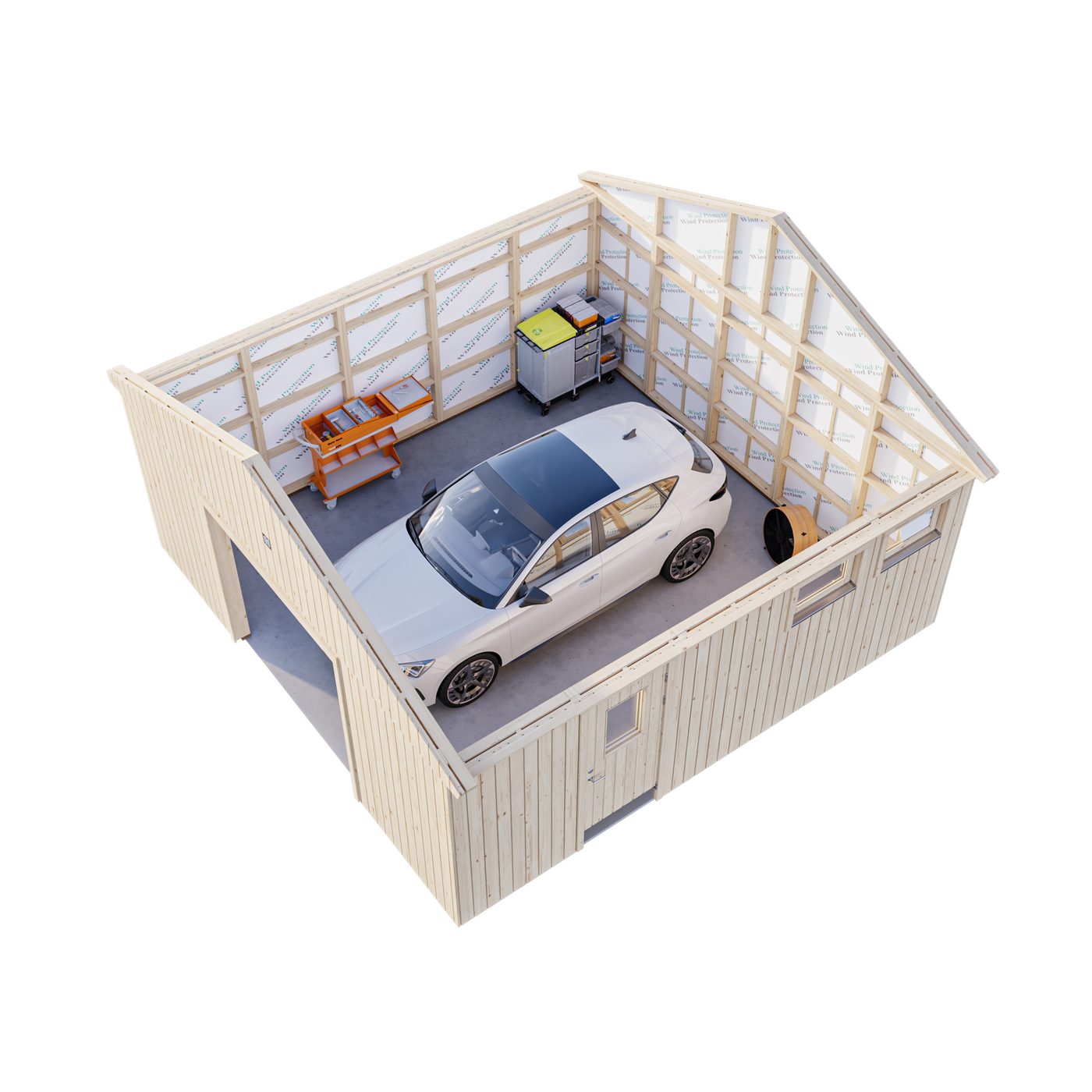 Garage Palmako Andre 32,1 m2 utan Port