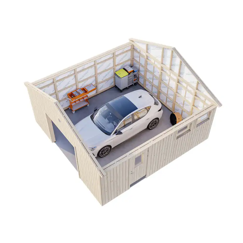 Garage Palmako Andre 32,1 m2 utan Port