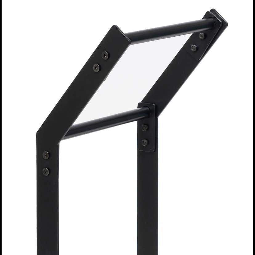 Vedställ Skotte Garden Metall Svart