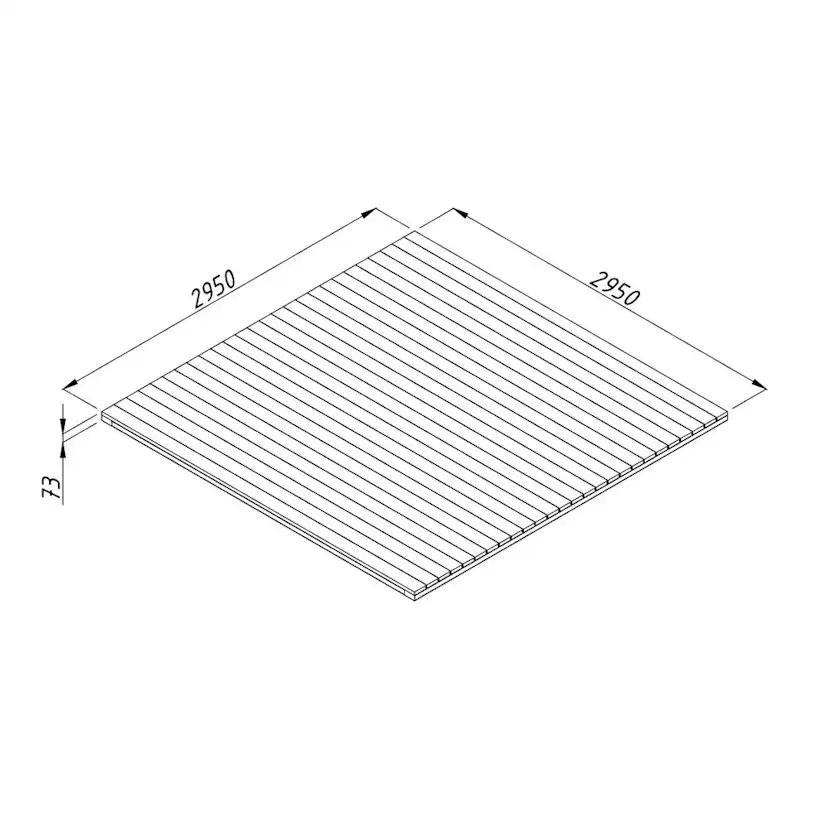 Golv Palmako Bianca 28 mm