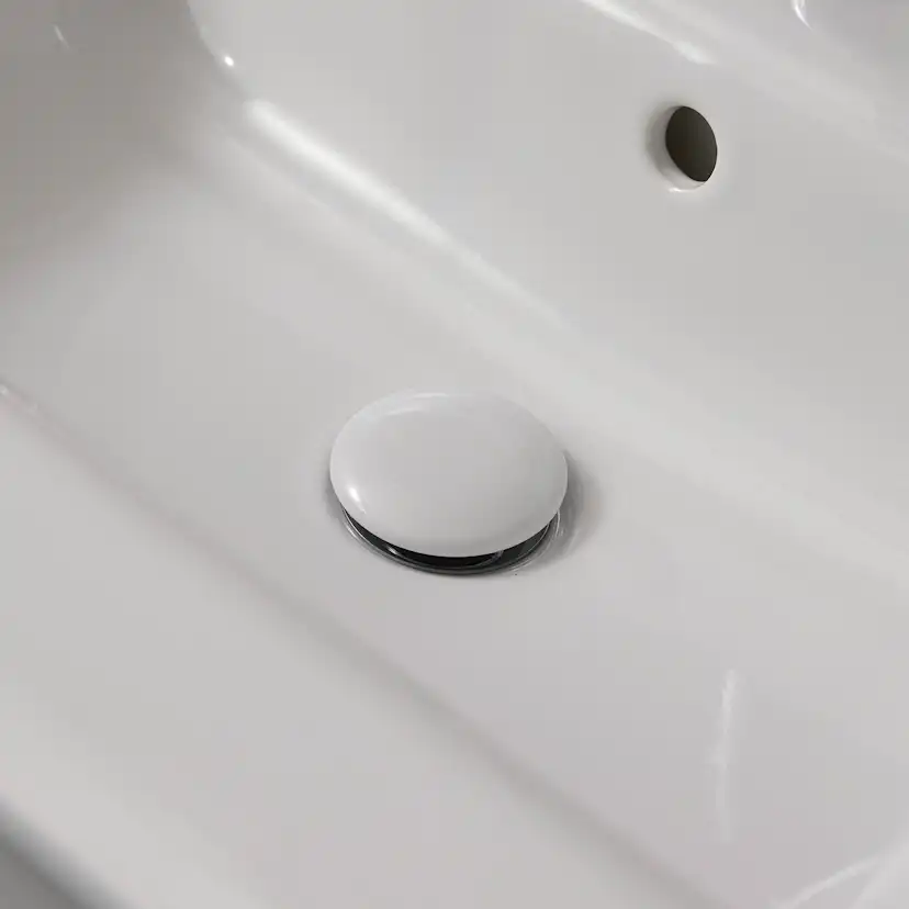 Bottenventil Miller Badrum Porslin Vit för Handfat