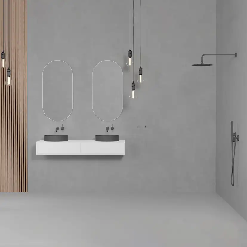 Tvättställsblandare Scandtap Steel Harmonized 1 för Inbyggnad