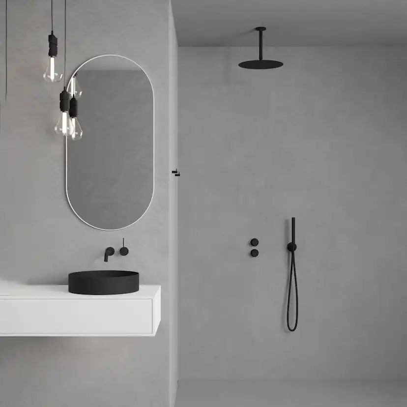 Tvättställsblandare Scandtap Steel Harmonized 1 för Inbyggnad