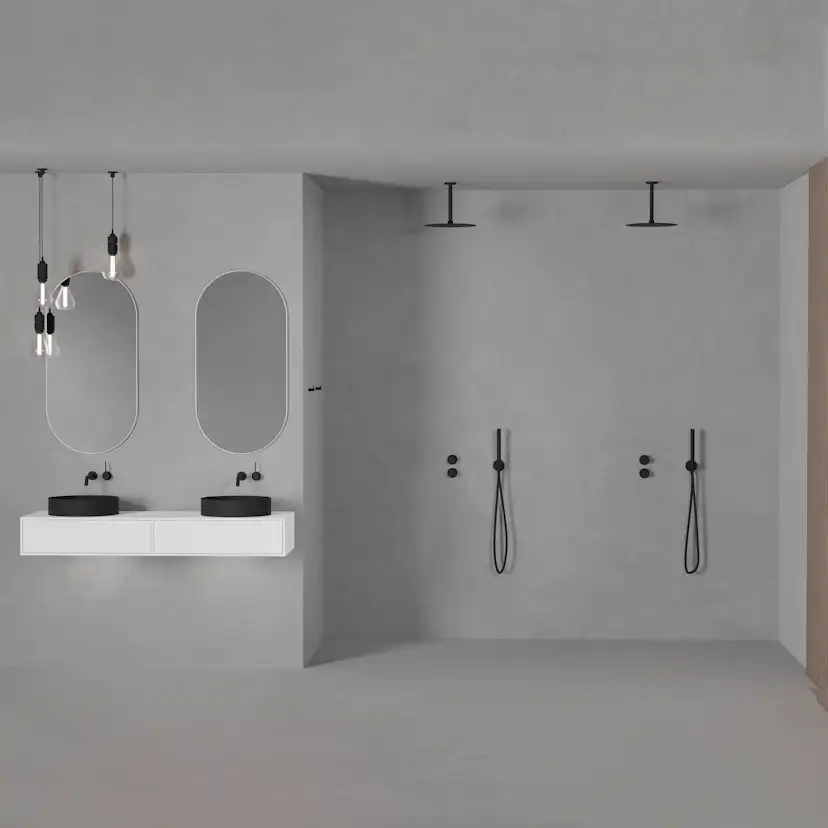 Tvättställsblandare Scandtap Steel Harmonized 1 för Inbyggnad