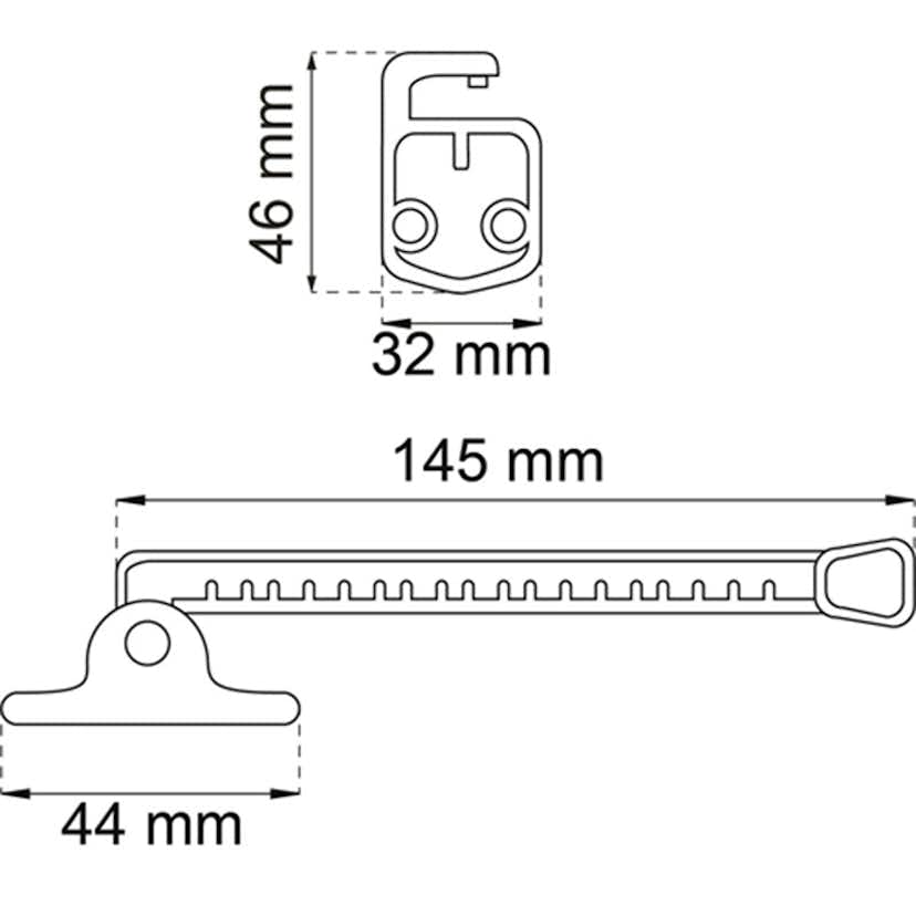 Fönsterhållare Habo 1224-2