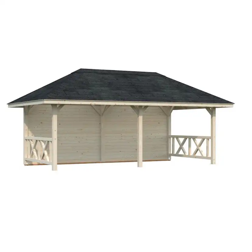 Stuga Palmako Bianca 16,6 m2 Set 2