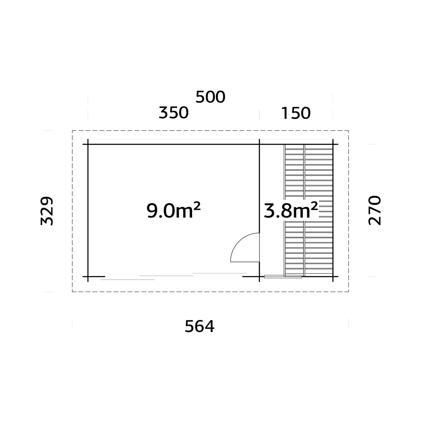 Bastu Palmako Sanna 13,5 m2
