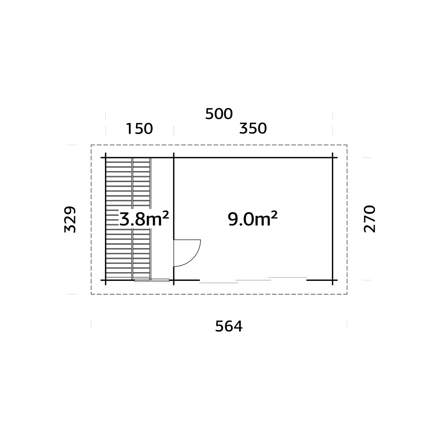Bastu Palmako Sanna 13,5 m2