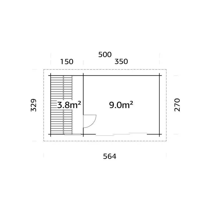 Bastu Palmako Sanna 13,5 m2