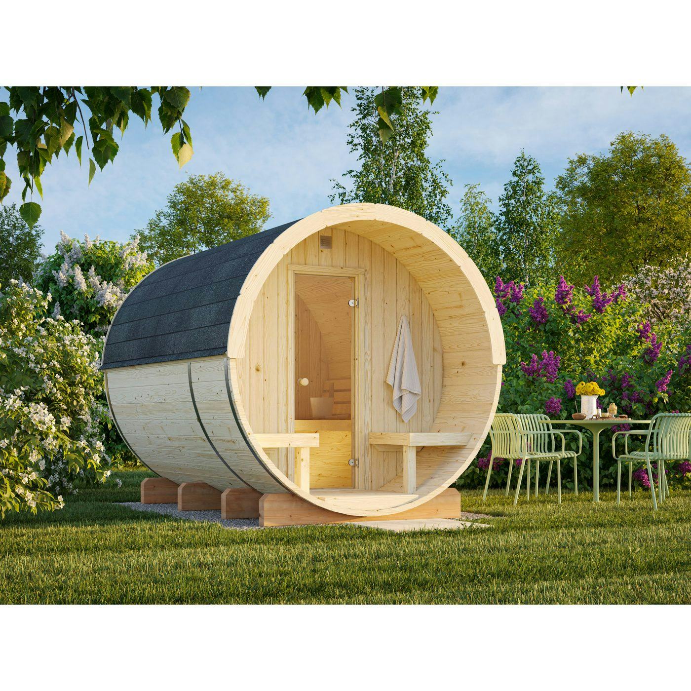 Bastutunna Palmako Anita 6,4 m² Byggsats i Trä