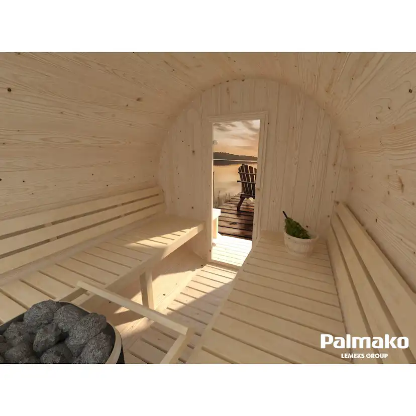 Bastutunna Palmako Anita 6,4 m² Byggsats i Trä