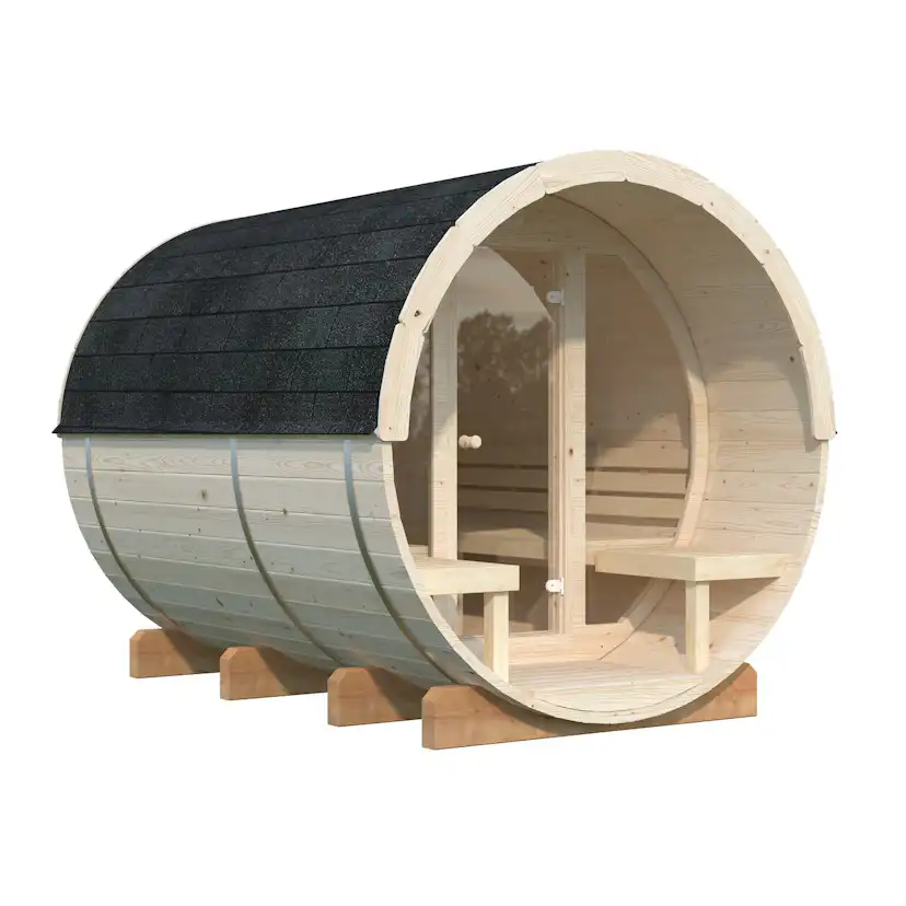 Bastutunna Palmako Anita 1,6, 0,7 m2 Med Glasvägg