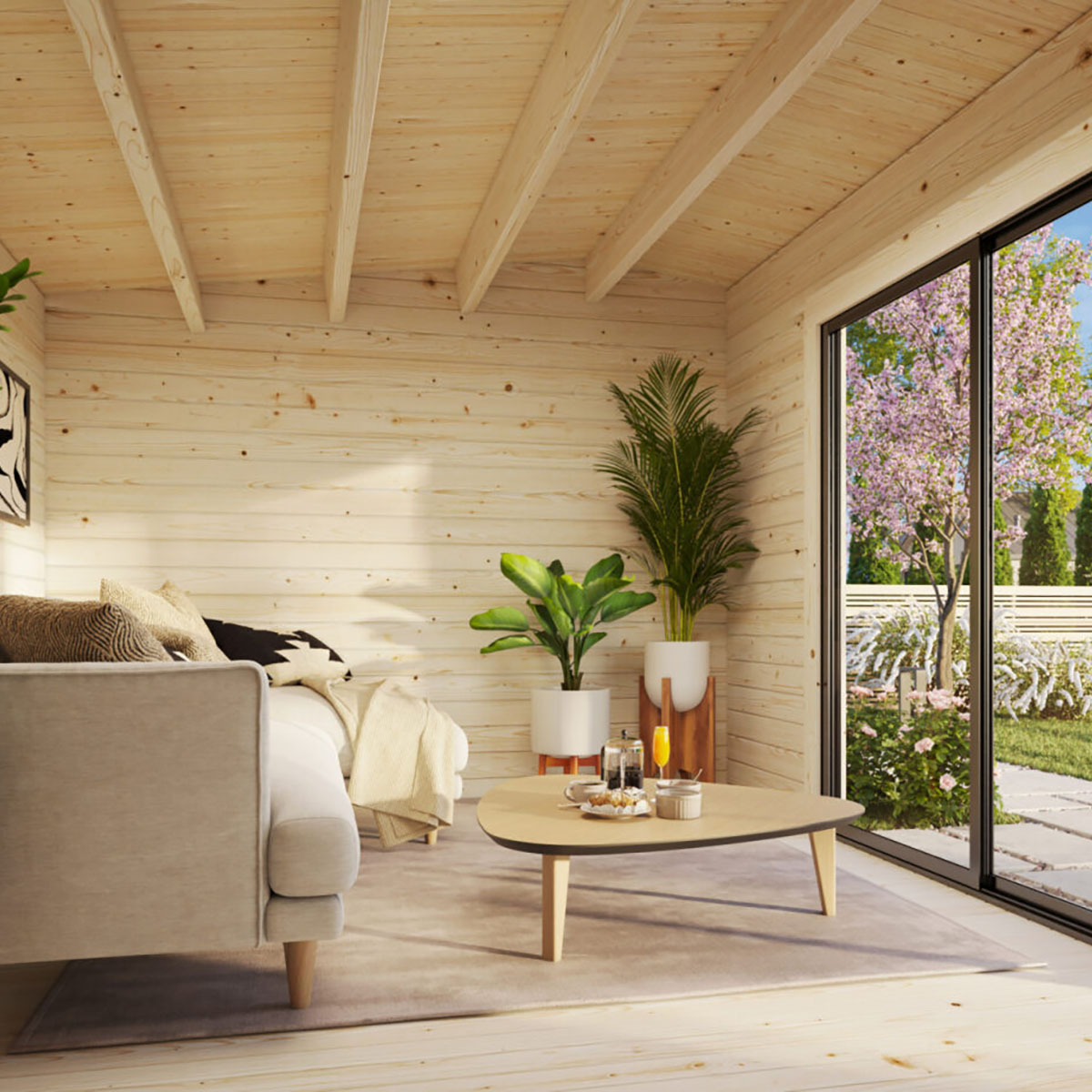 Stuga Palmako Ines 14,4 m2 (inv. 13,7 m2)