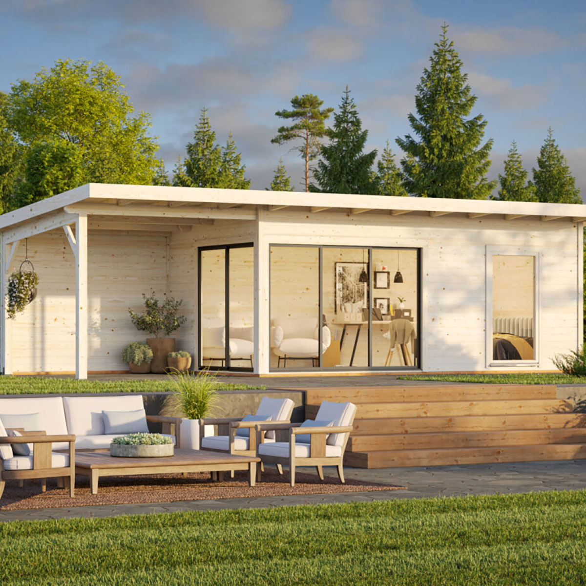 Stuga Palmako Andrea 26,2 m2 (inv. 17,1 m2)