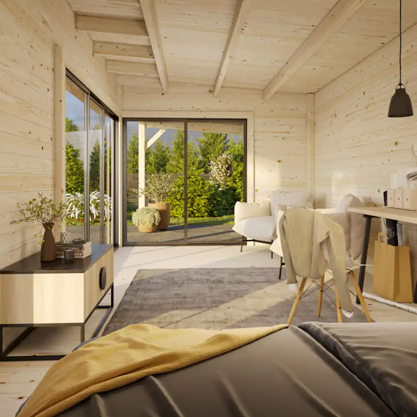 Stuga Palmako Andrea 26,2 m2 (inv. 17,1 m2)