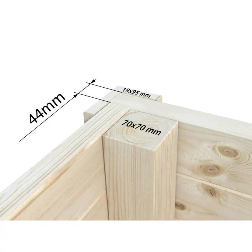 Stuga Palmako Andrea 26,2 m2 (inv. 17,1 m2)