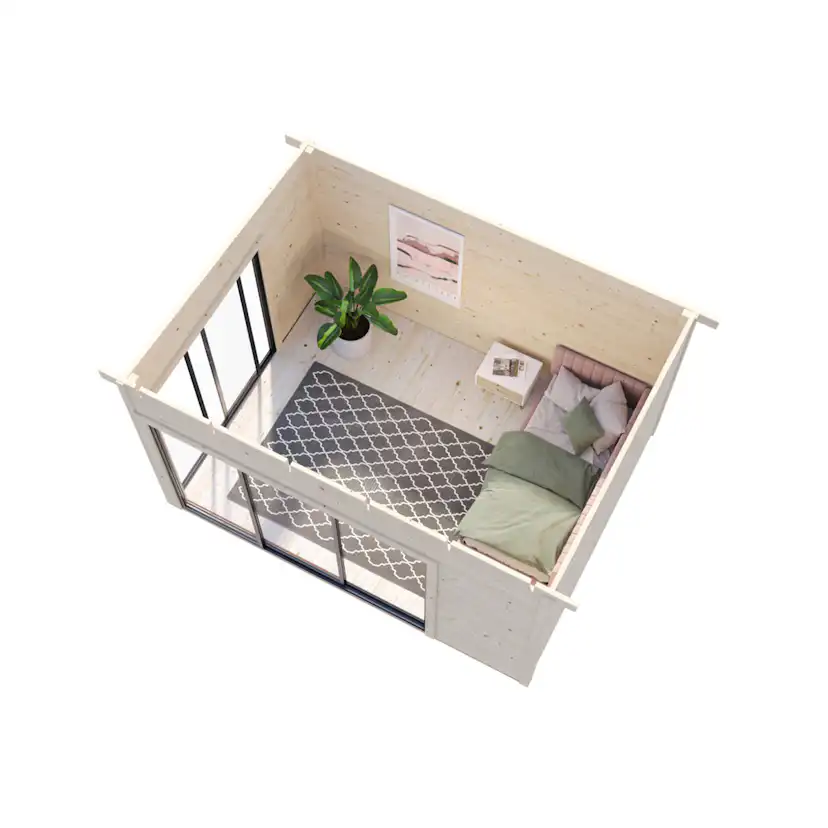 Stuga Palmako Andrea 11,7 m2 (inv. 11,2 m2)