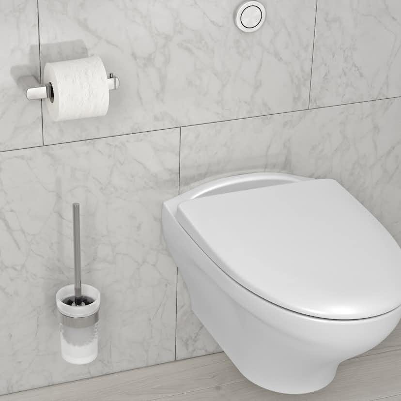 Toalettborste Gustavsberg Square med Hållare