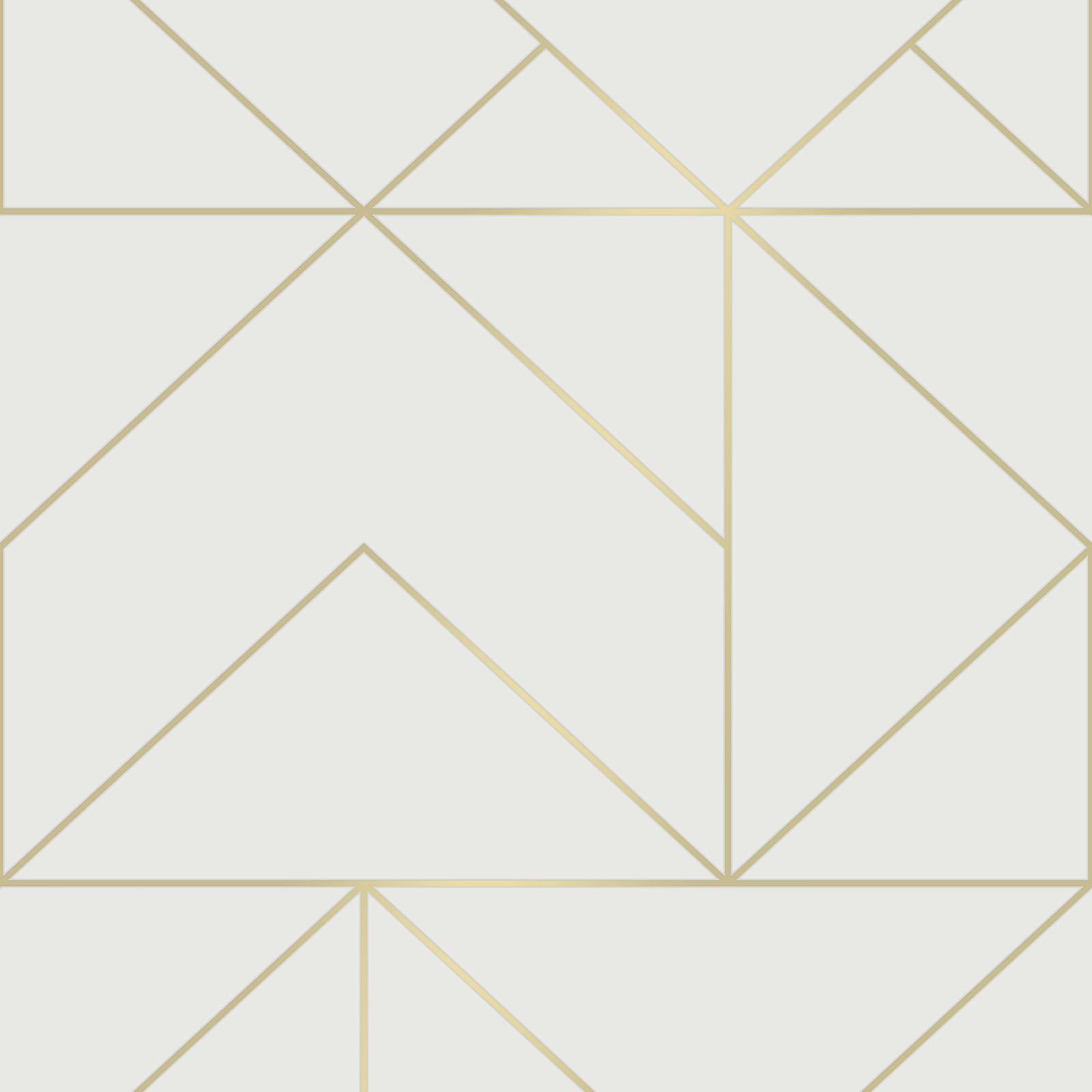 Tapet Superfresco Easy Geo Vit/Guld