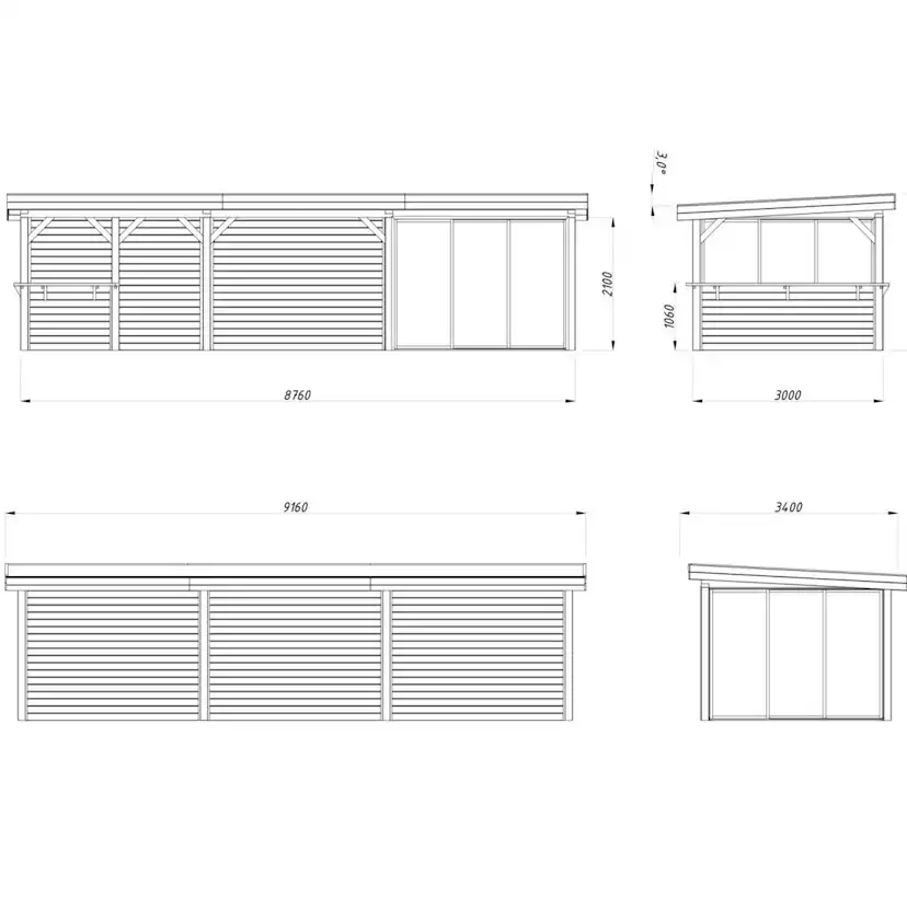 Uterum Palmako Lenna 24,9 m2 Set 416 Slide