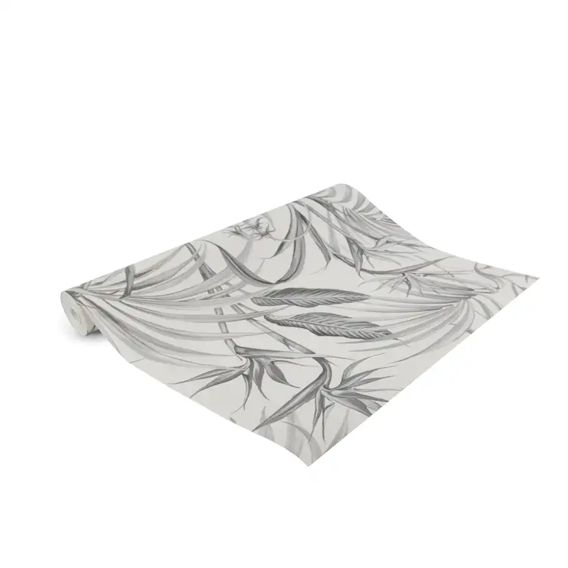 Tapet Superfresco Easy Strelitzia Leaves Grå