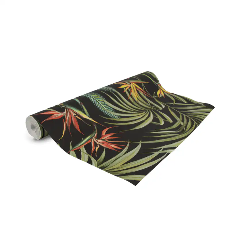 Tapet Superfresco Easy Strelitzia Leaves Mångfärgad