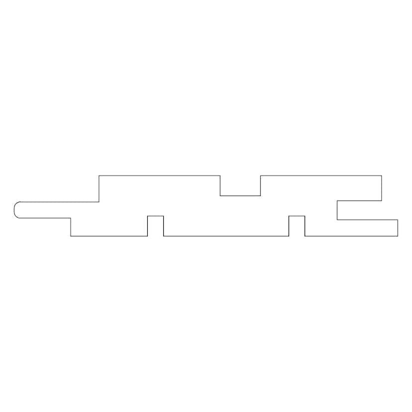 Ribbpanel CENT Ändspontat 15x95x2380 mm