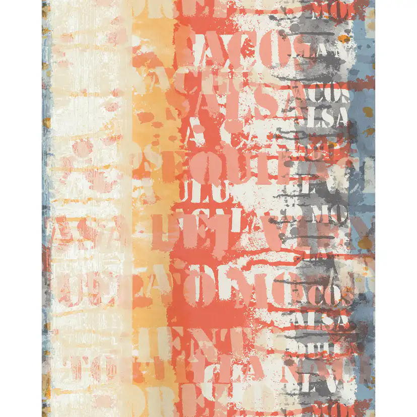 Tapet Lutéce Grafitis Rouge Gris 11200810