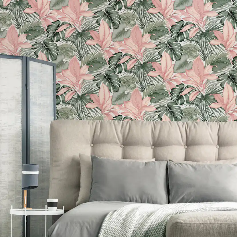 Tapet Superfresco Easy Indra Weiss/Grun Non Woven, Mönstrad