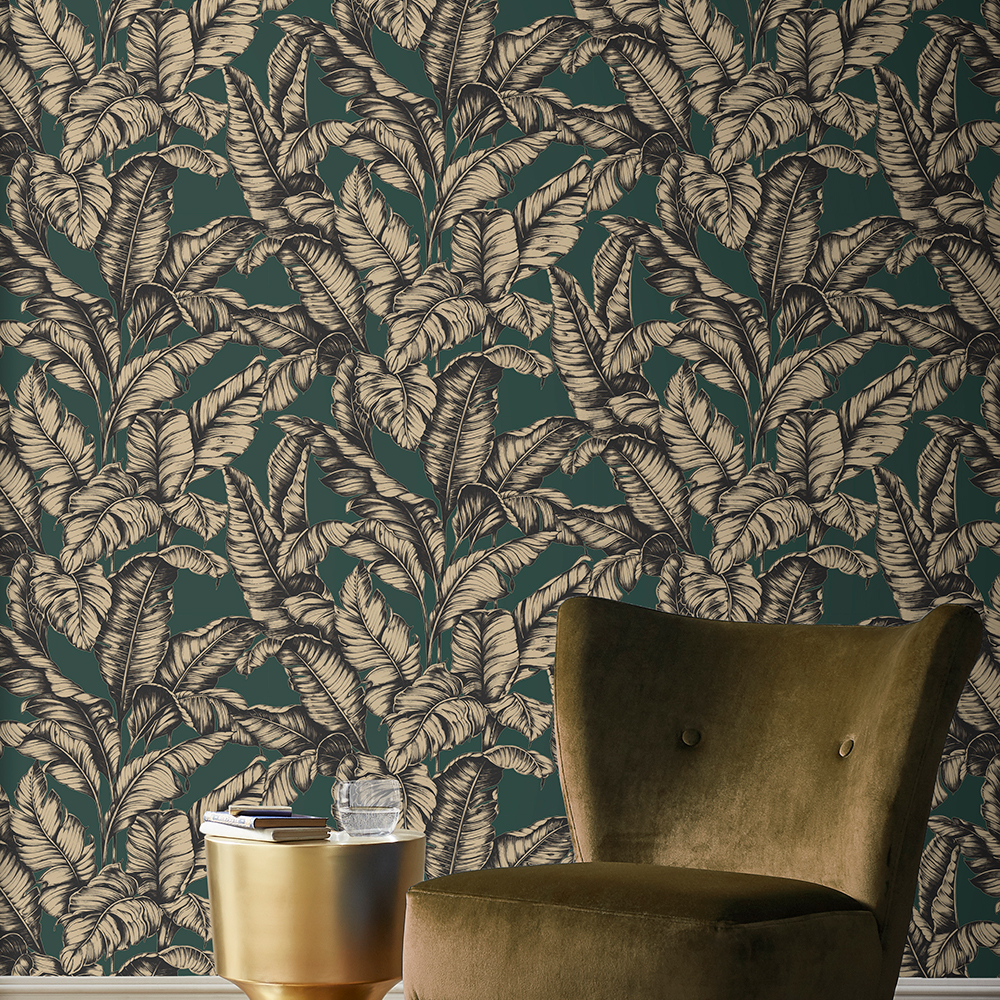 Tapet Superfresco Easy Naomi Grun/gold